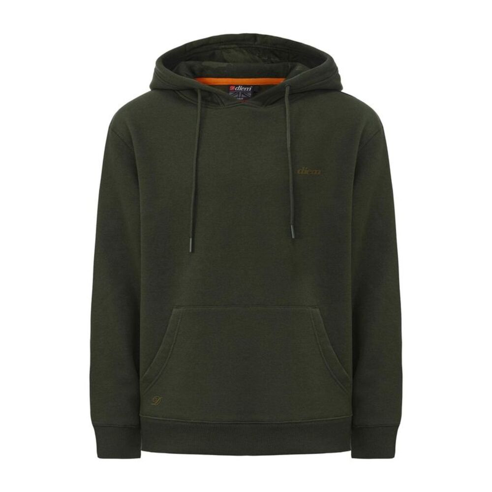Diem Mens Angler Drawstring Hoodie / Green